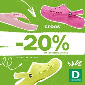 Deichmann akcija <br/> -20% Crocs